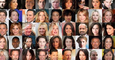 All of these faces are fake celebrities spawned by AI .